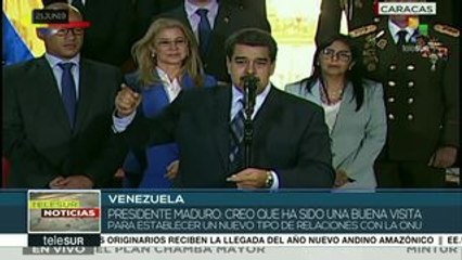 Concluye visita oficial de Alta Comisionada de ONU en Venezuela