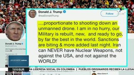 EEUU: Nancy Pelosi celebra que Trump detuviera ataque contra Irán