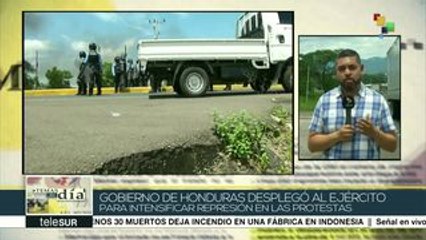 Gobierno de Honduras despliega al ejército para frenar protestas