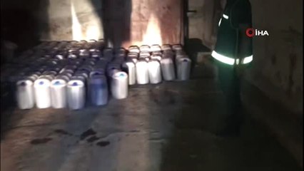 Alanya'da 6 bin 570 litre kaçak ve sahte içki ele geçirildi