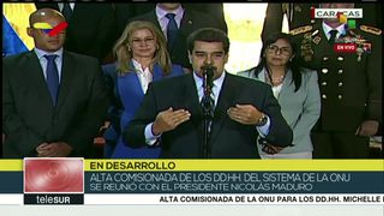 Pdte. Maduro ofrece declaraciones tras reunión con Michelle Bachelet