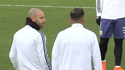 Argentina prepara en Valdebebas el choque amistoso con España