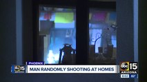 Man randomly shoots at homes near 51st Ave. and Greenway