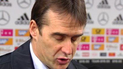 Lopetegui: "Alemania es un equipo extraordinario, sacamos conclusiones positivas"