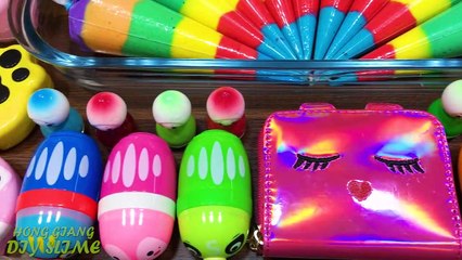 Mixing Random Things into Slime #7 !!! Slimesmoothie Relaxing Satisfying Slime s