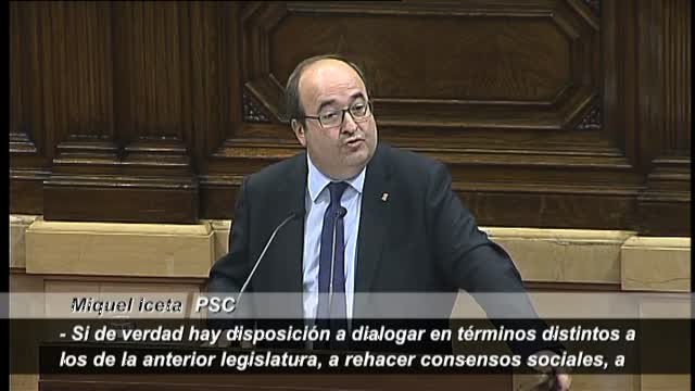 Iceta: Si se emprenden diálogos diferentes, con nosotros pueden contar a cambio de nada