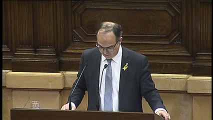 Télécharger la video: Jordi Turull se presenta en el Parlament como candidato a la presidencia de la Generalitat