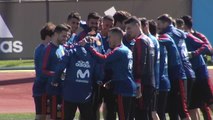 La selección española continúa preparando los amistosos contra Alemania y Argentina