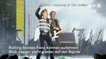 Mick Jagger steht wieder auf der Bühne