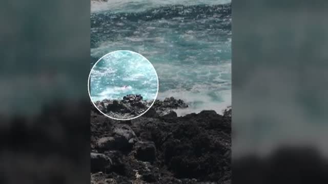 Un policía de El Sauzal, en Tenerife, salva a un joven de morir ahogado