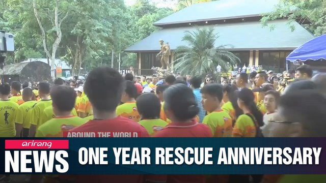 Thai cave boys mark one year rescue anniversary with marathon