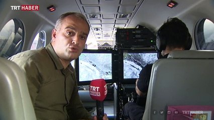 Emniyet'in gökyüzündeki gözü Araklı'daki arama çalışmalarına katıldı