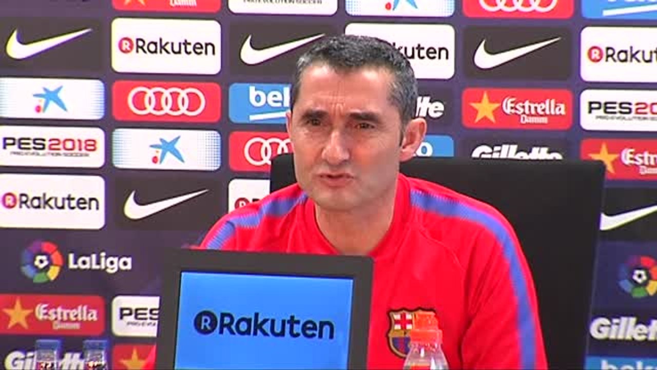 Valverde sobre el triplete: "No pensamos en eso"
