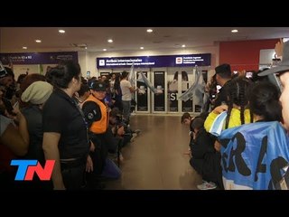 Así recibieron a la Selección Femenina de Fútbol