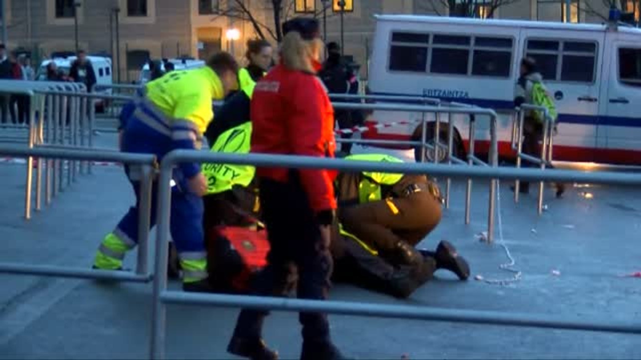 Al menos 3 ultras franceses detenidos por los disturbios en el estadio de San Mamés
