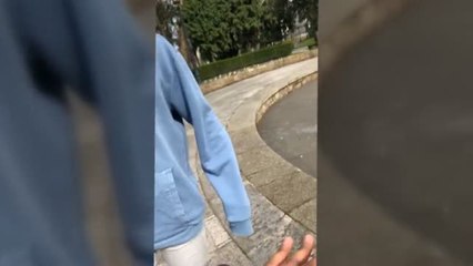 Brutal pelea entre dos menores en un céntrico parque de Oviedo