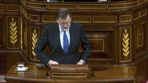 Rajoy recuerda a Gabriel antes de comenzar el debate por las pensiones