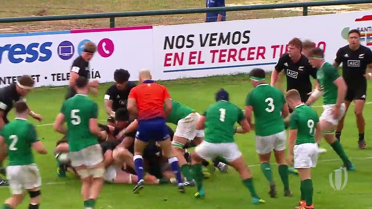 U20s highlights New Zealand beat Ireland