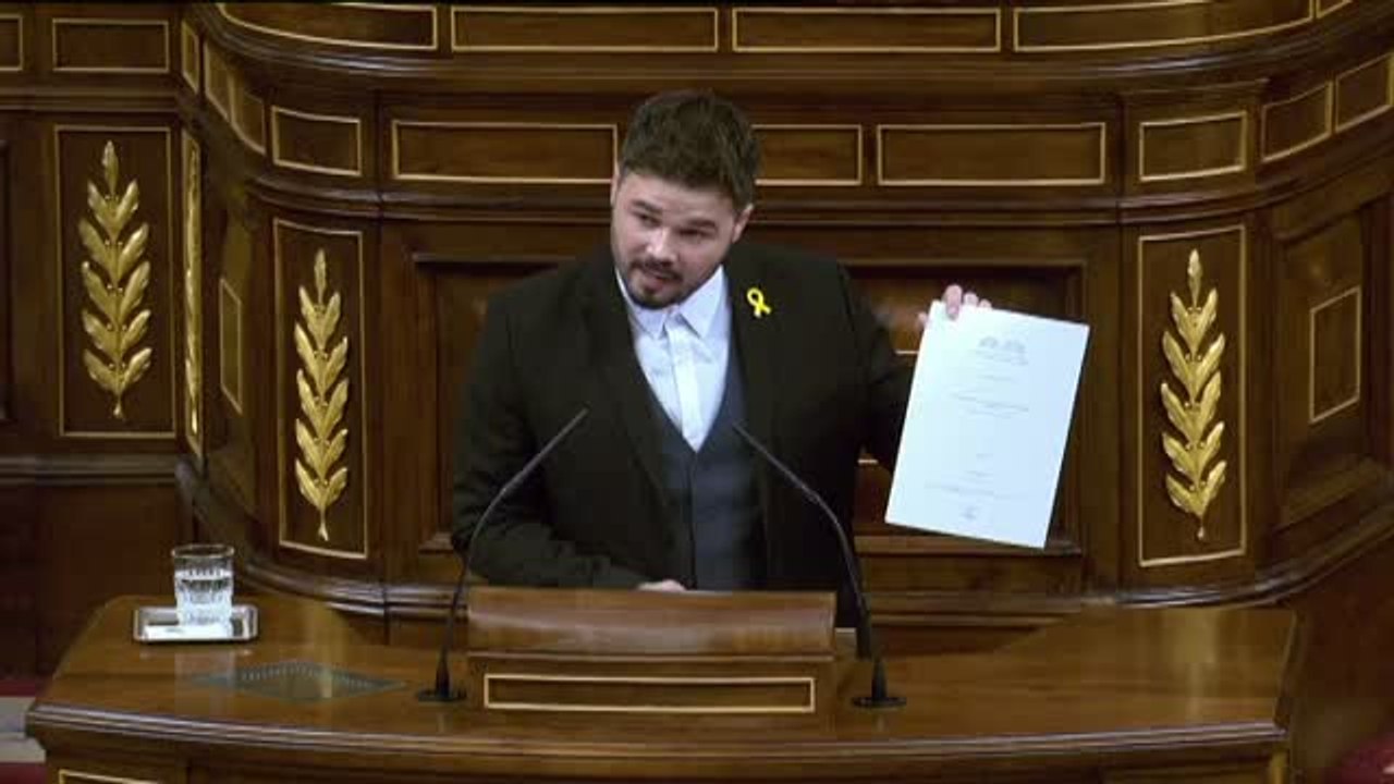 Gabriel Rufián: "No es odio, es libertad de expresión"