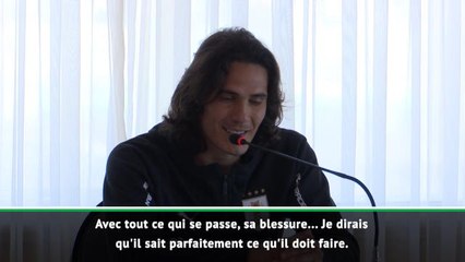 PSG - Cavani sur Neymar : "Il vit un moment difficile"