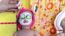 Playing AG Dolls Dress up Closet  in Doll Spa!
