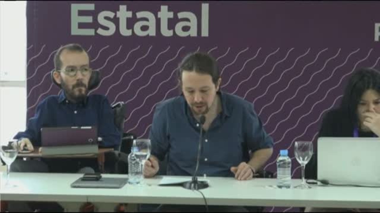 Pablo Iglesias: "Las mujeres han señalado el camino del cambio político en España"