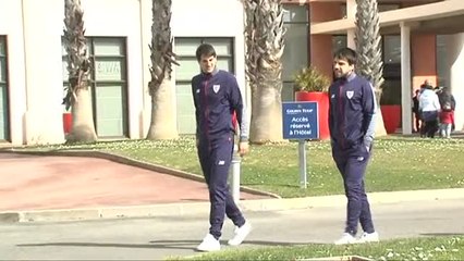 Ambiente tranquilo en Marsella antes del encuentro entre Olympique y Athletic