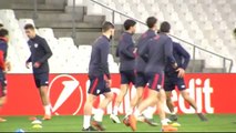 Aduriz, duda para el partido de mañana contra el Olympique de Marsella