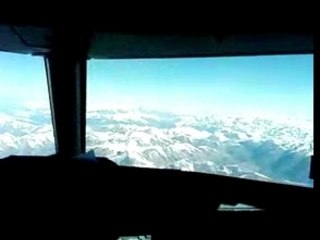 Moi dans le cockpit d'un airbus A330