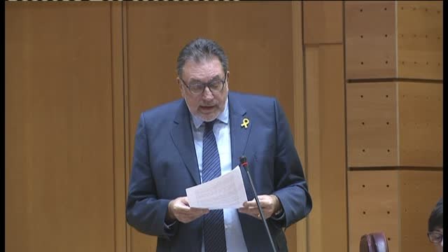 Josep Lluís Cleríes culpa al gobierno español de no respetar el mandato de los catalanes