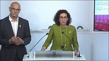 Marta Rovira confirma un principio de acuerdo con Junts per Catalunya para investir a Jordi Sánchez