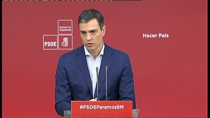 Tải video: Pedro Sánchez exigirá a Rajoy una cuestión de confianza si no aprueba los Presupuestos Generales