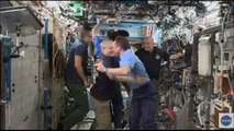 Así es una despedida en la Estación Espacial Internacional