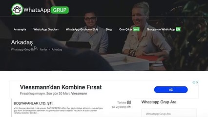 WhatsApp Arkadaşlık Grupları | WhatsApp Grupları