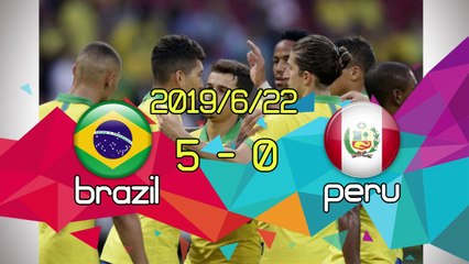 Peru vs Brazil 0-5 - Highlights & Goals - Copa America 2019 - 22_6_2019
