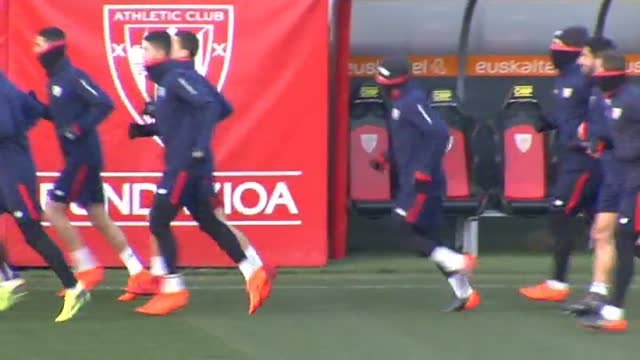 El Athletic prepara el partido frente al Valencia CF