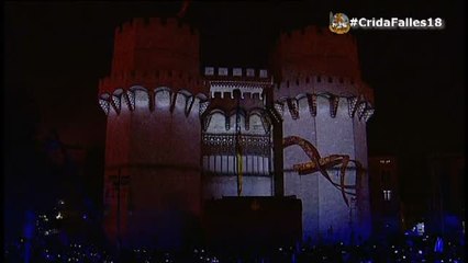 Una espectacular Crida marca el inicio de las Fallas de Valencia 2018