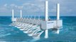 Ocean Power Plant Generates Energy From Waves - Cheap Electricity