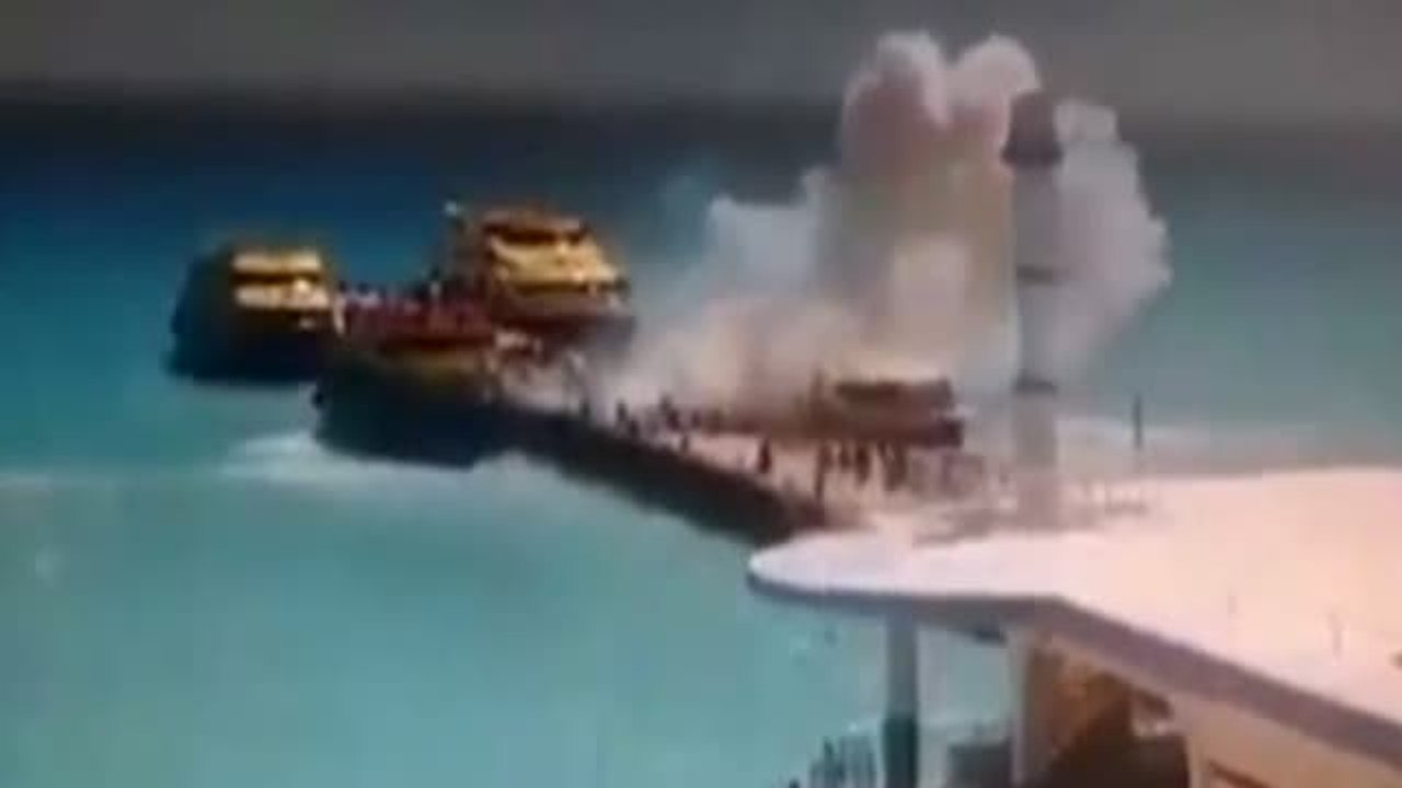 Al menos 18 heridos tras explotar un ferry en el Caribe mexicano