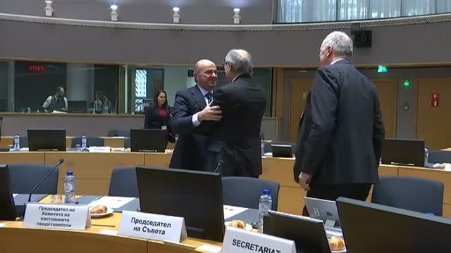 De Guindos se despide de sus compañeros del Ecofin