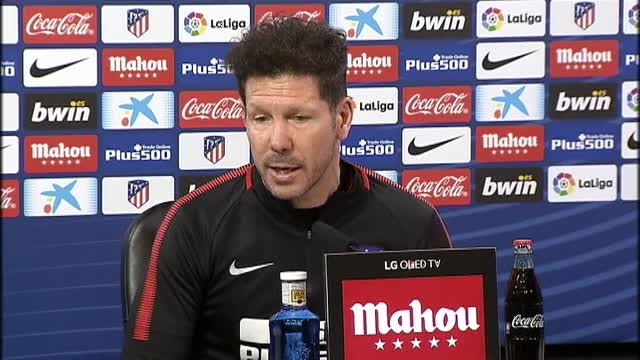 Simeone: Si fuera hincha del Atleti, haría todo lo posible para no perder a Griezmann