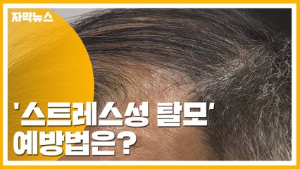 [자막뉴스] 빠지고 가렵고...'스트레스성 탈모' 예방법은? / YTN