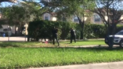 Download Video: Imágenes de la detención del autor de la matanza de Parkland (Florida)