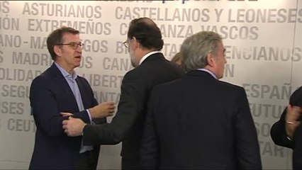 Download Video: Rajoy reúne a sus líderes territoriales tras el avance de Ciudadanos en las encuestas