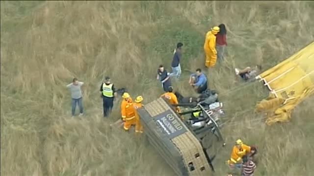 Aterrizaje forzoso de un globo aerostático en Australia