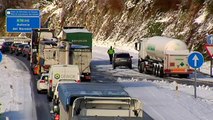 La nieve complica las carreteras gallegas