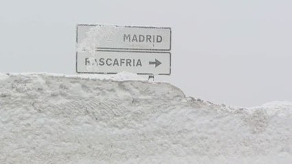 Las bajas temperaturas convierten la nieve en hielo