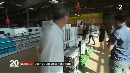 Canicule : Ruée sur les ventilateurs, les clims et les bouteilles d'eau dans toute la France avant la vague de chaleur annoncée