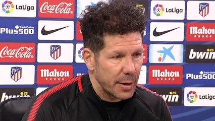 Simeone: "El Valencia lo está haciendo extraordinariamente bien"
