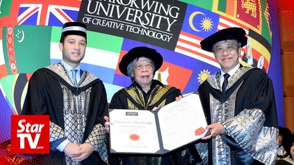 Wong Chun Wai gets honorary doctorate